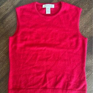 Jones New York 100% cashmere sweater vest